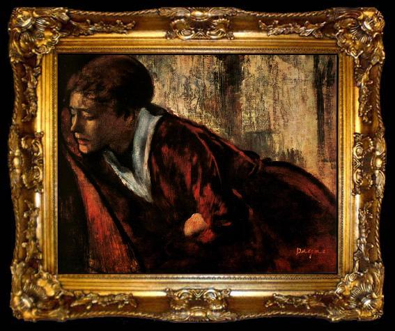 framed  Edgar Degas Melancholy, ta009-2